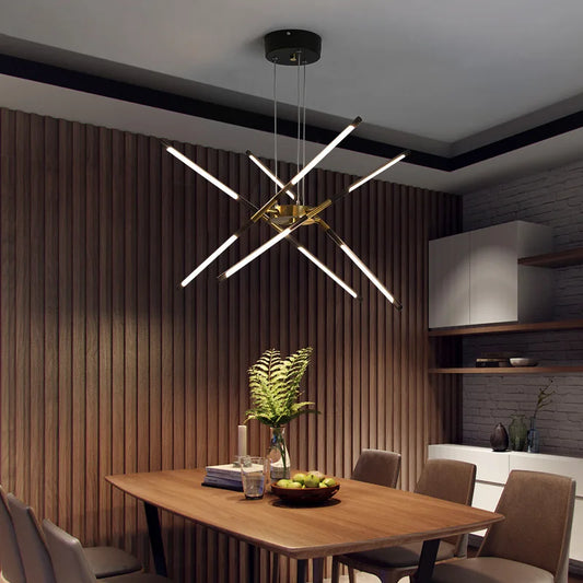 Modern Geometric LED Chandelier