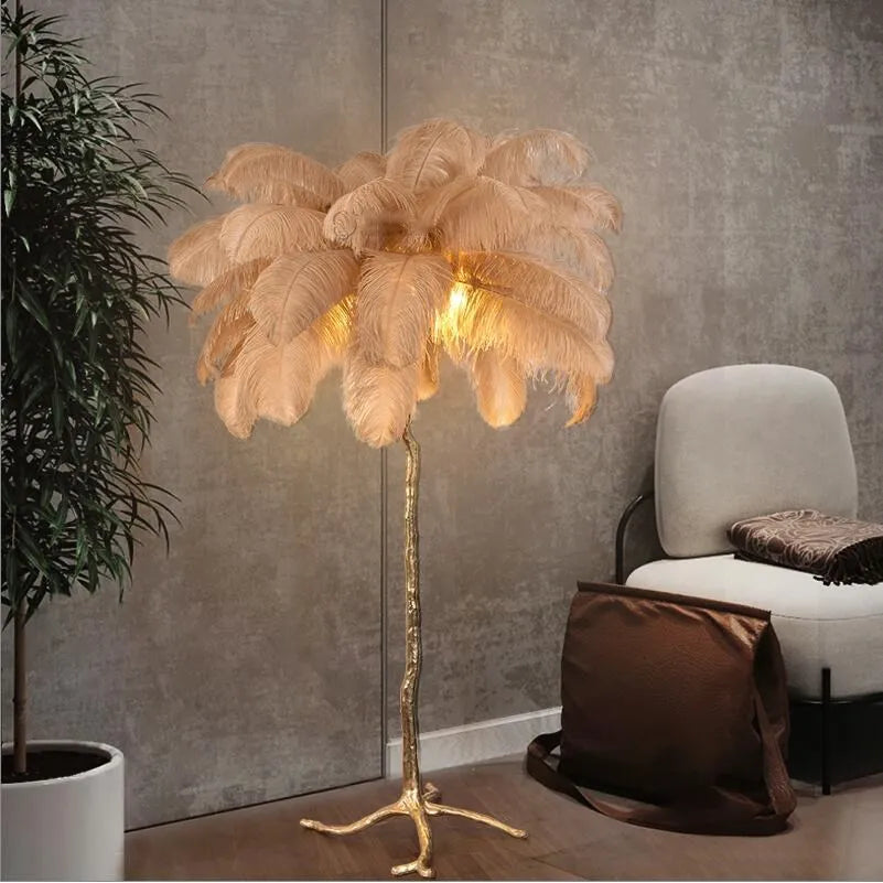 Feather Floor Lamp