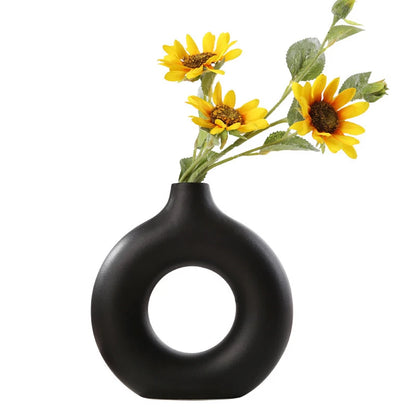 Hollow Ceramic Vase