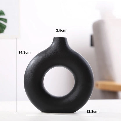 Hollow Ceramic Vase