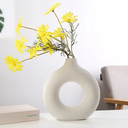 Hollow Ceramic Vase