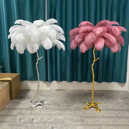 Feather Floor Lamp