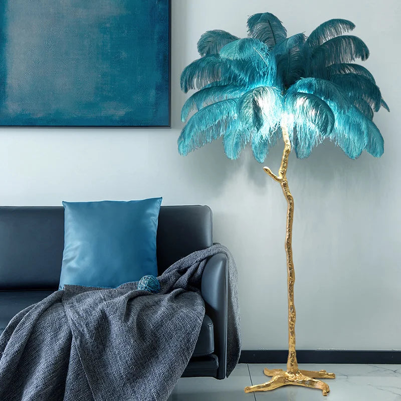 Feather Floor Lamp